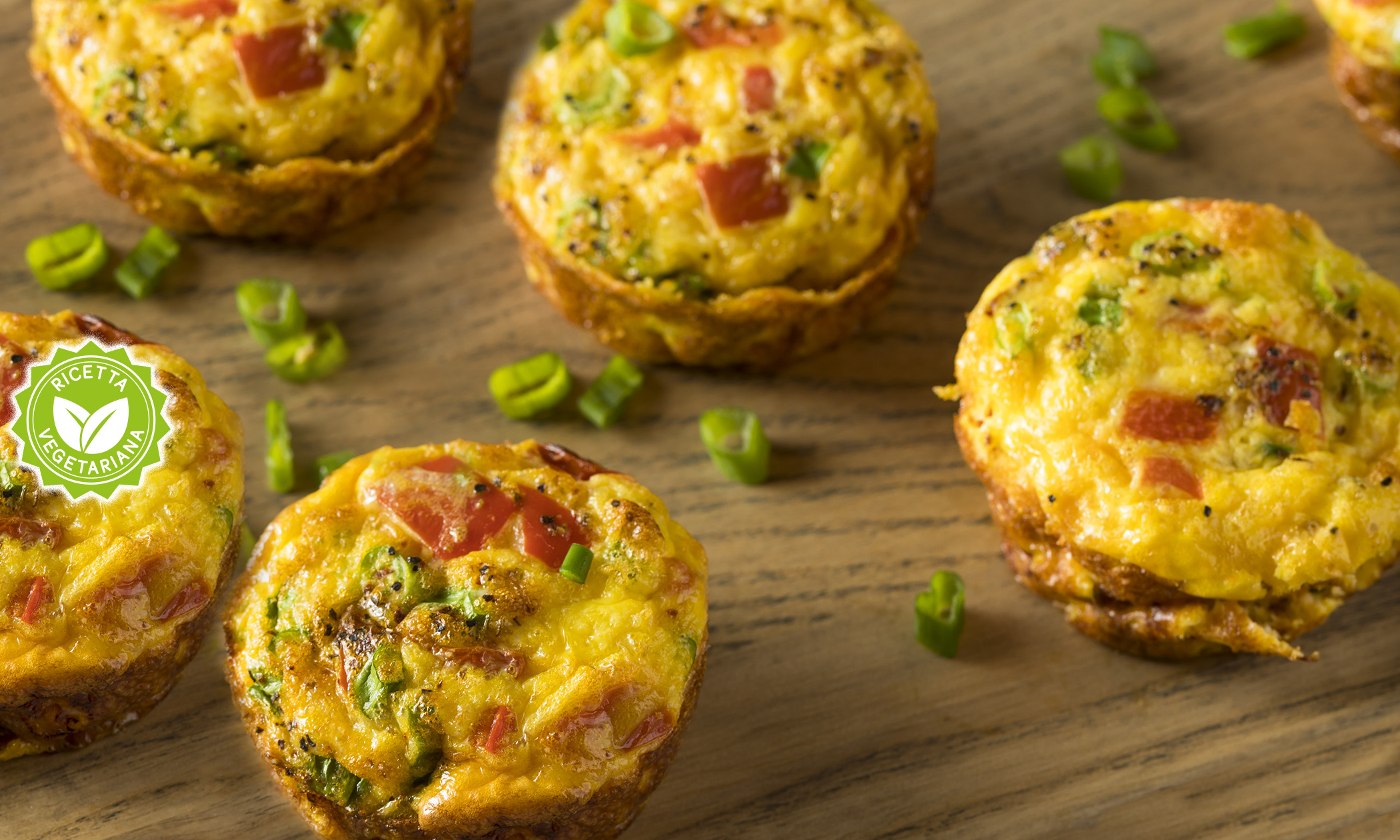 Muffin salati con erba cipollina | le uova Maia