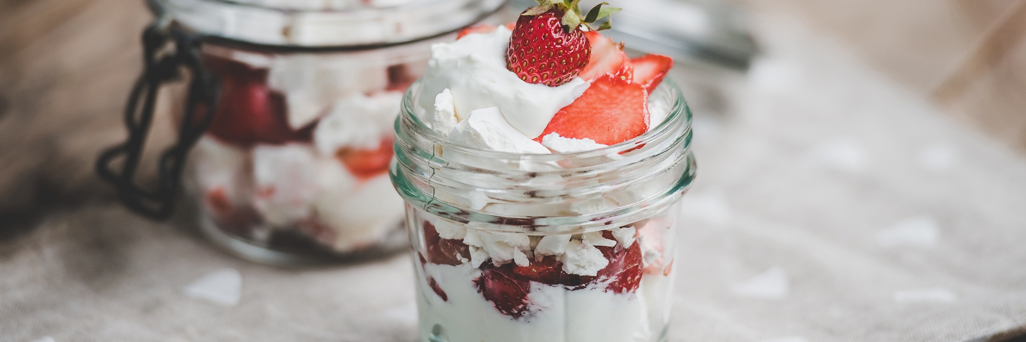 Fragole con panna