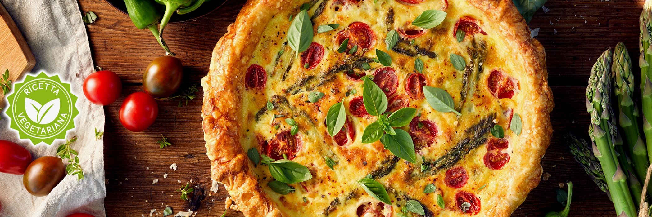 Quiche con pomodorini