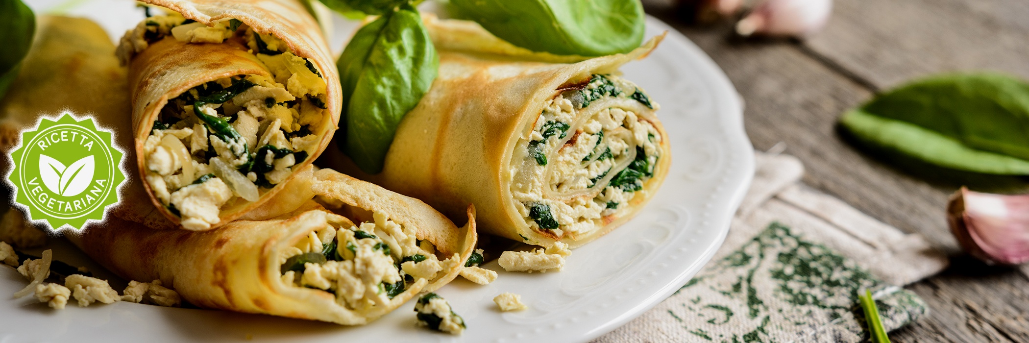 crepes albume spinaci e ricotta