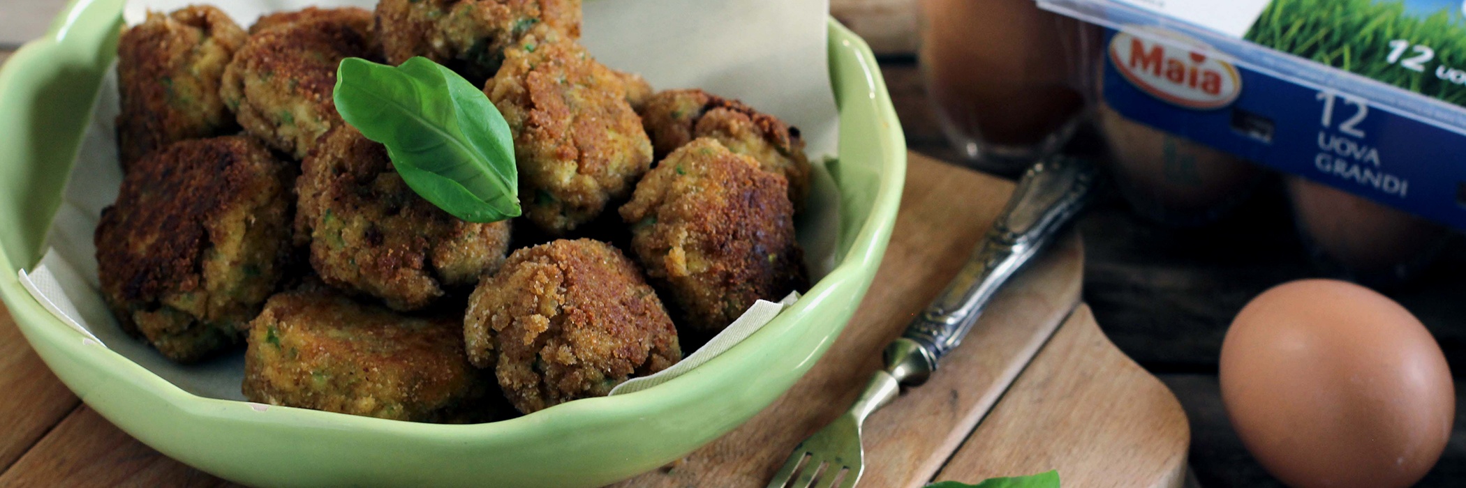 Bocconcini di ricotta e zucchine