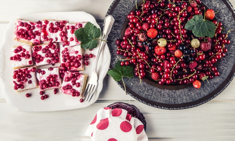 Torta allo yogurt e ciliegie