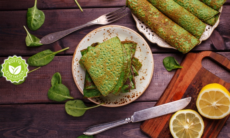 Pancake agli spinaci