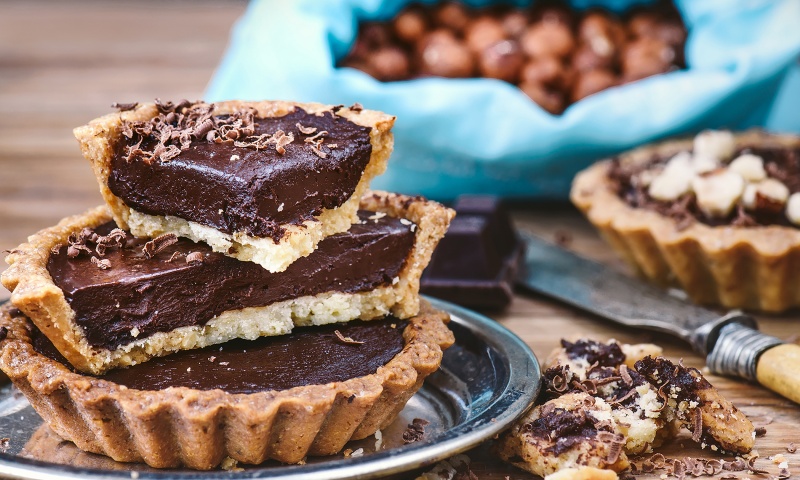 crostatine alla crema di nocciole