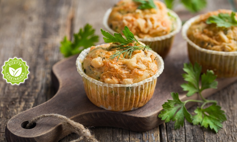 muffin albume con spinaci