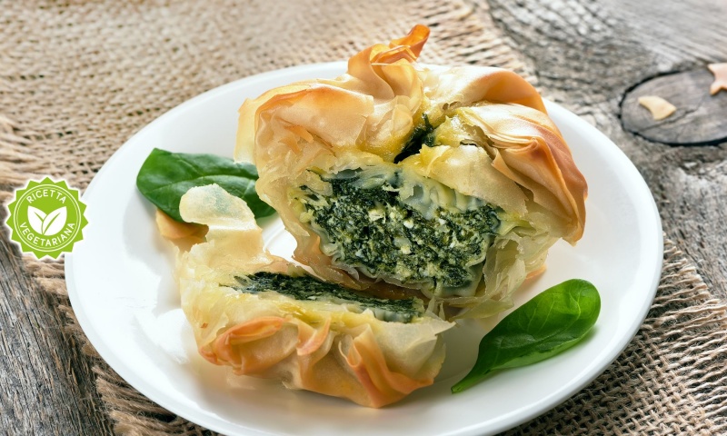 galette salata ricotta e spinaci