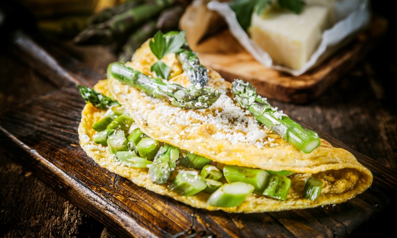 frittata con asparagi